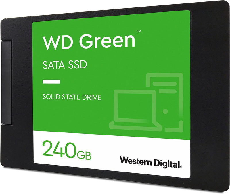 Western Digital 240GB WD Green SATA Internal Solid State Drive SSD - SATA III 6 Gb/s, M.2 2280, Up to 545 MB/s - WDS240G3G0B