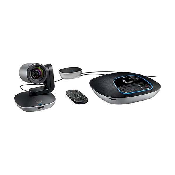 Câmera de conferência Logi com áudio e USB, função panorâmica, uso profissional em reunião, origem CN / 85258929 / 3500e