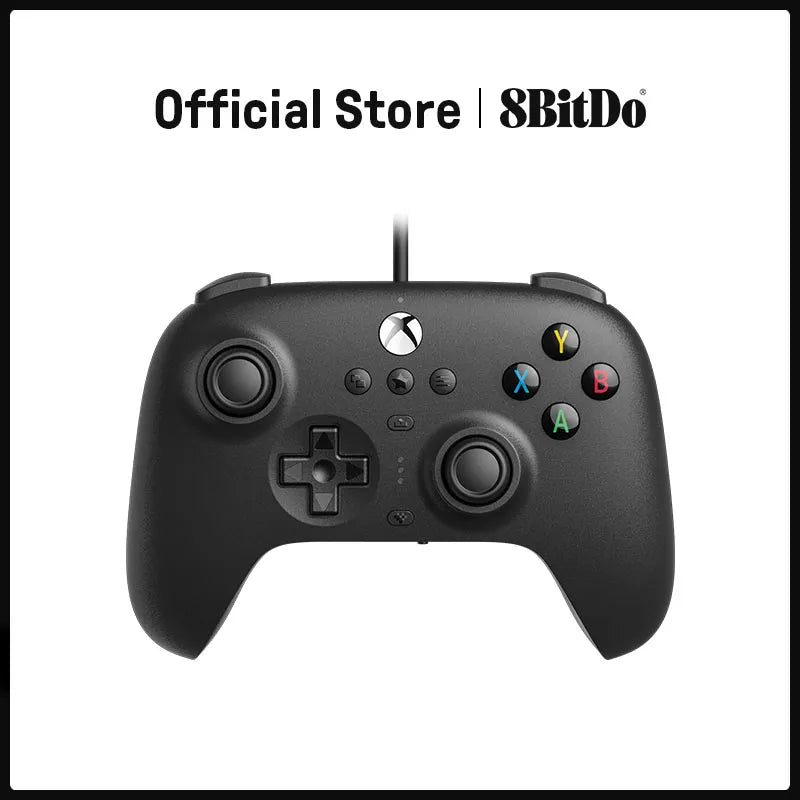 8BitDo-Controlador final com fio para Xbox Series, Série S, X, Xbox One, janelas 10, 11