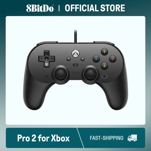 8BitDo - Pro 2 Controlador com Fio para Xbox Series, Series S, X, Xbox One, janelas 10, 11