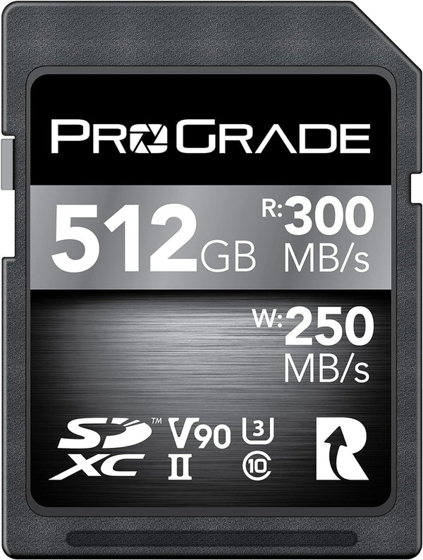 ProGrade Digital SDXC UHS-II V90 300R Memory Card (512GB)