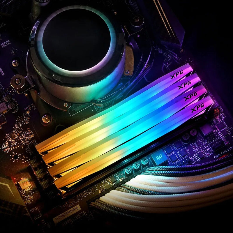 ADATA-XPG Módulo RAM de memória Desktop, DDR4, PC4, 3200Mhz, 3600Mhz, DIMM para computador, 8GB x 2Pcs, 16GB x 2Pcs, D60G RGB, PC
