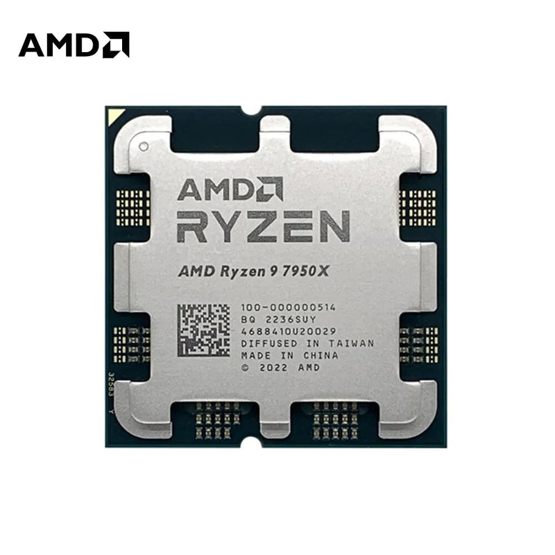 AMD Ryzen 9 7950X Novo CPU R9 7950X Brand New 16-Core 32 Thread Processador 5NM 128M Soquete AM5 Desktop Game Integrado Chips