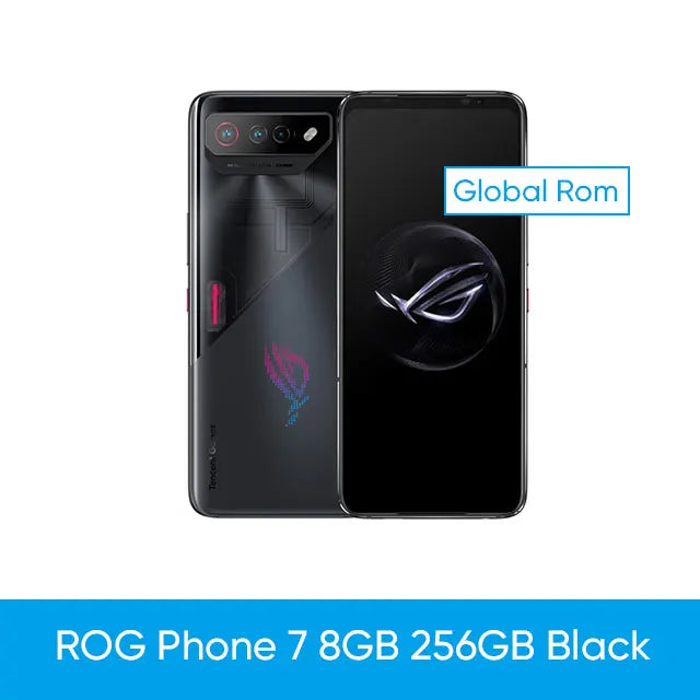 ASUS-ROG Jogos de Carregamento Rápido Pro Phone 7, Snapdragon 8 Gen 2, 6.78 ", 165Hz AMOLED, 6000mAh, 65W, ROG 7, 7 Pro, Novo, 2023