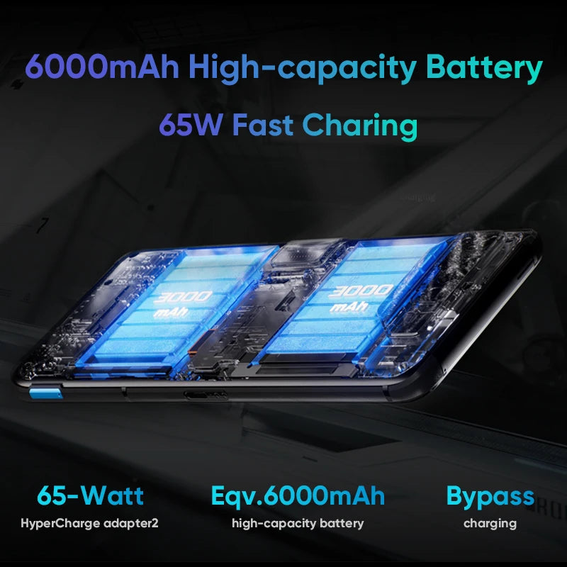 ASUS-ROG Jogos de Carregamento Rápido Pro Phone 7, Snapdragon 8 Gen 2, 6.78 ", 165Hz AMOLED, 6000mAh, 65W, ROG 7, 7 Pro, Novo, 2023