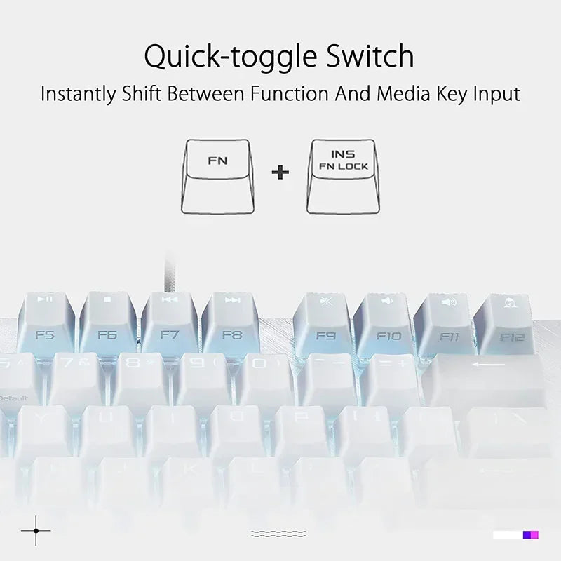 ASUS ROG Strix Scope NX TKL Jogador Luar Branco Wired RGB Teclado Mecânico para Jogos | Moldura de Alumínio | Aura Sync Lighting