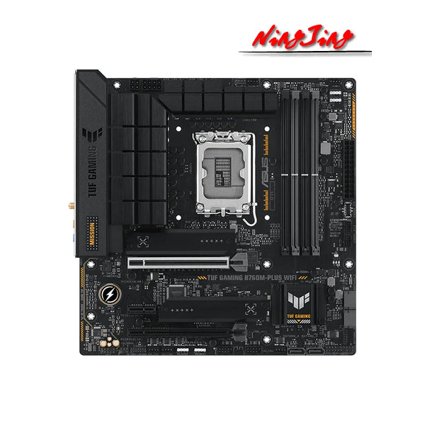 ASUS-Tuf Gaming B760M Plus, WiFi D5, Novo Intel B760, DDR5, PCI-E 5.0, 128G, Suporte 12th13th Gen Series s, Soquete LGA 1700