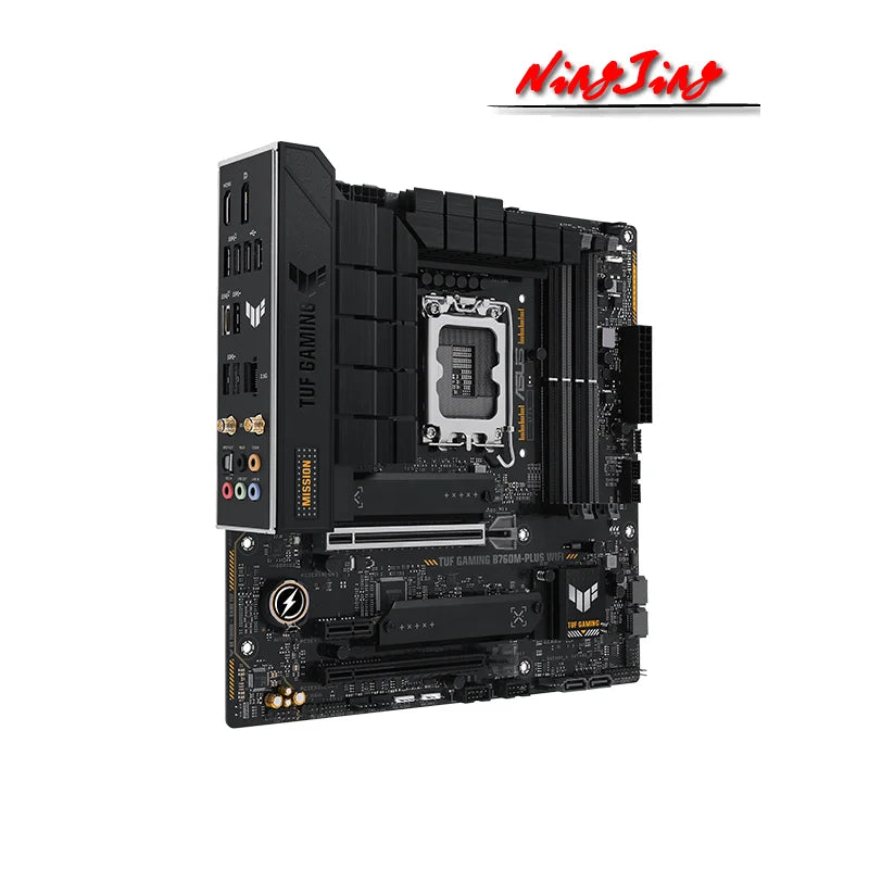 ASUS-Tuf Gaming B760M Plus, WiFi D5, Novo Intel B760, DDR5, PCI-E 5.0, 128G, Suporte 12th13th Gen Series s, Soquete LGA 1700