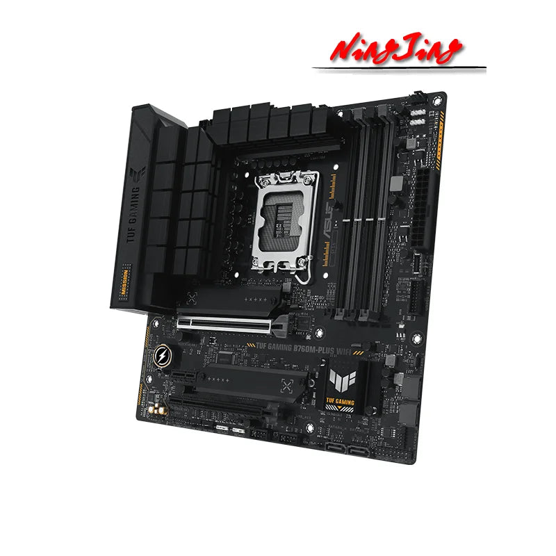 ASUS-Tuf Gaming B760M Plus, WiFi D5, Novo Intel B760, DDR5, PCI-E 5.0, 128G, Suporte 12th13th Gen Series s, Soquete LGA 1700
