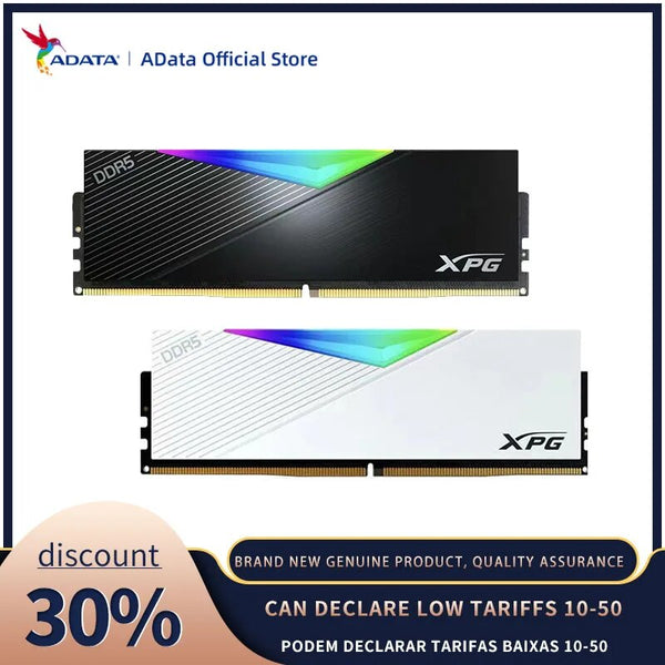Adata ddr5 lancer rgb ddr5 16gb 16gbx2 5200mhz memória ram ddr5 computador de mesa