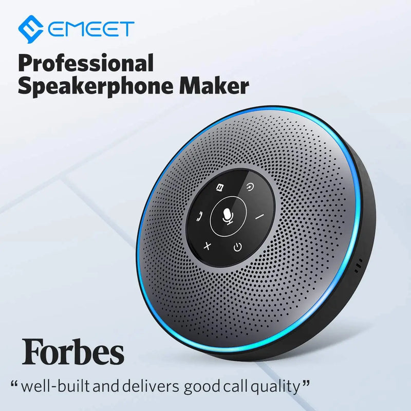 Alto-falante da conferência de bluetooth speakerphone usb EMEET M2 com negócio do microfone 360 ° voz captador conferência chamada alto-falante skype