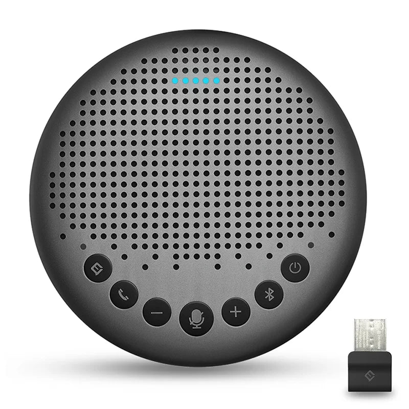 Alto-falantes Bluetooth com microfone para 8 pessoas, adequado para computador de conferência, Skype e negócios