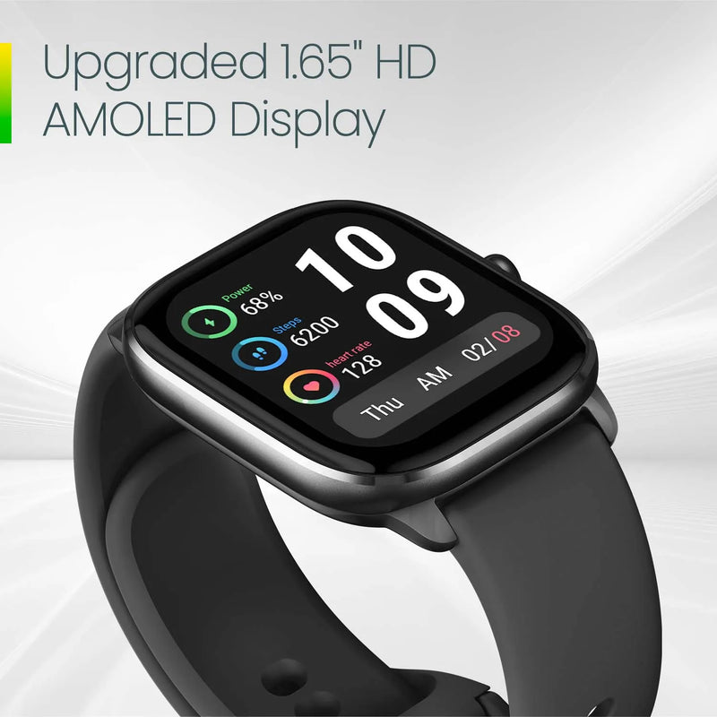 Amazfit-Mini Smartwatch GTS 4 com Alexa, frequência cardíaca integrada de 24H, 120 modos esportivos, relógio inteligente, aplicativo Zepp, novo