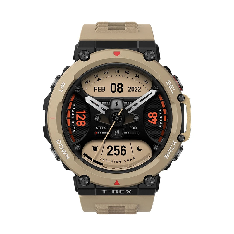 Amazfit-T Rex 2 Smart Watch, importação de rota de banda dupla, 150 + modos esportivos integrados, novo smartwatch