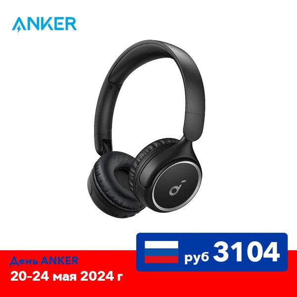 Anker-Fones de ouvido sem fio, Soundcore, fone de ouvido Bluetooth 5.3, H30i