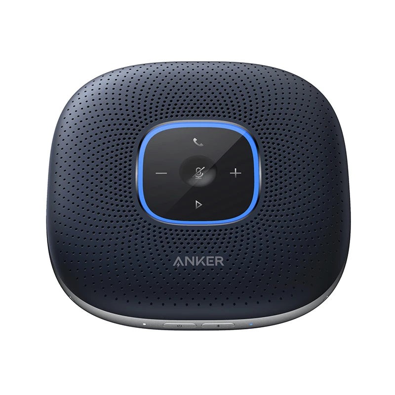 Anker-PowerConf Bluetooth Conference Speaker, captador voz melhorada, 24H tempo de chamada, 6 microfones