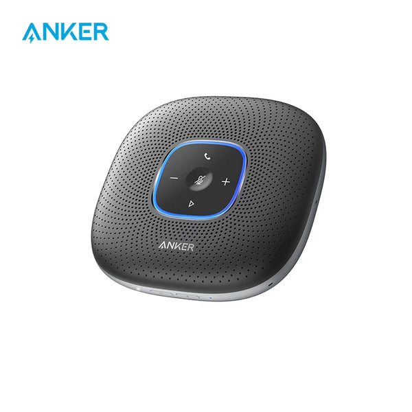 Anker-PowerConf Bluetooth Conference Speaker, captador voz melhorada, 24H tempo de chamada, 6 microfones