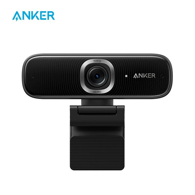 Anker PowerConf C300 Smart Full HD Webcam, Framing e foco automático, mini câmera Webcam 1080p com Microfones com Cancelamento de Ruído A3361