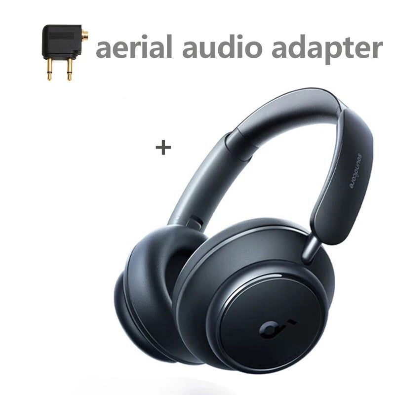 Anker-Soundcore Espaço Q45 Headphone, Bluetooth 5.3 ANC, Cancelamento de Ruído Adaptativo, Hi-Res Sound, LDAC Suporte App, Original, A3040