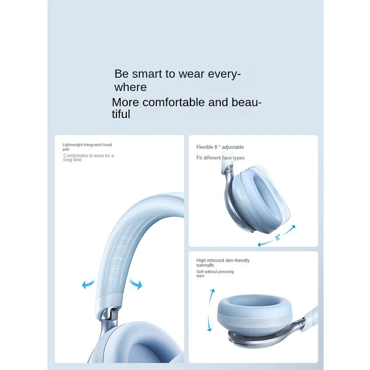 Anker-Soundcore Espaço Um S1 Bluetooth Headset, Original, Inteligente, Verdadeiro Sem Fio, Redução de Ruído, 55H Tempo de Reprodução, Bluetooth 5.3