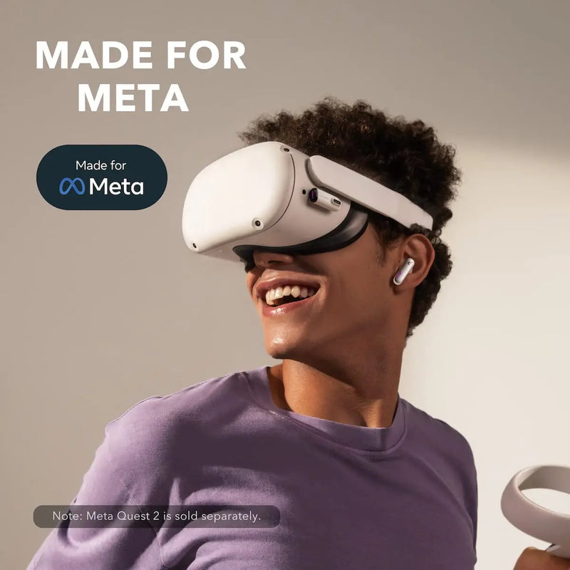 Anker-Soundcore VR P10 Earbuds para jogos sem fio, Meta Official Co-Branded, Compatível com Meta Quest 2, Steam Deck, PS4, PS5
