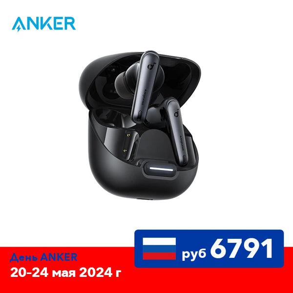 Anker-Wireless Noise Canceling Earbuds, Soundcore by Wireless, Adaptive Noise Canceling, Liberty 4 NC, 99,5%