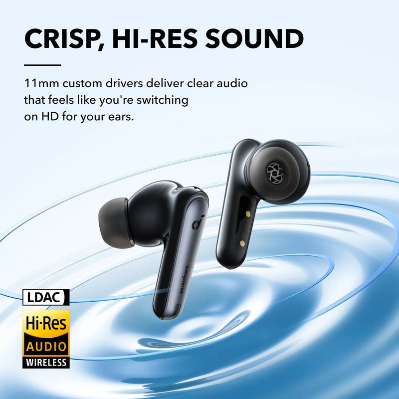 Anker-Wireless Noise Canceling Earbuds, Soundcore by Wireless, Adaptive Noise Canceling, Liberty 4 NC, 99,5%