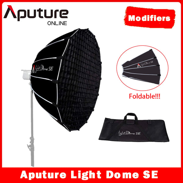 Aputure Light Dome SE 33.5 "leve portátil profundidade softbox bowens montagem para amaran 100d/x 200d/x 120dii 300dii 300x