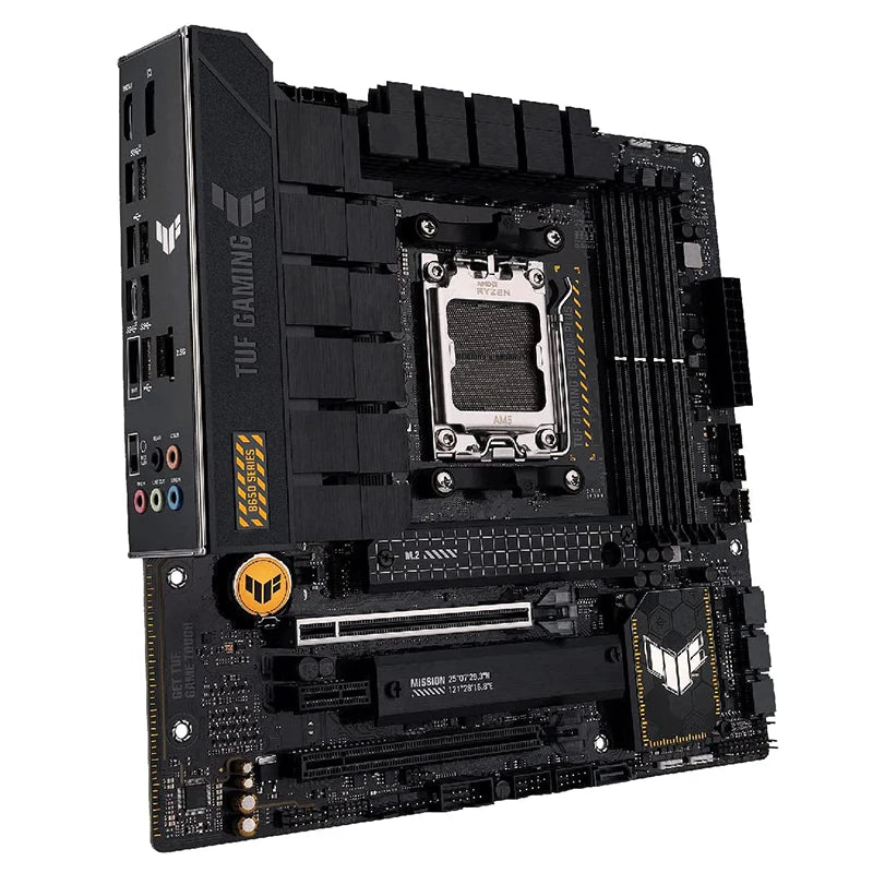 Asus-Tuf Gaming B650M-PLUS Soquete de Placa Mãe, AM5 para AMD B650, Desktop Mainboard Original, PCI-E 5.0, M. 2, sata3, Novo