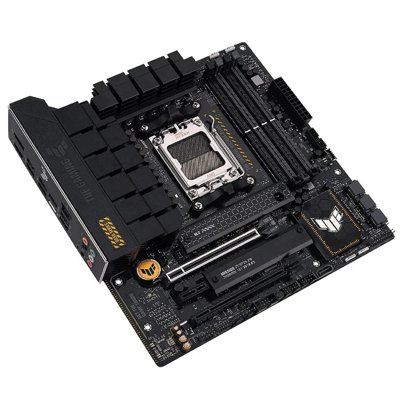 Asus-Tuf Gaming B650M-PLUS Soquete de Placa Mãe, AM5 para AMD B650, Desktop Mainboard Original, PCI-E 5.0, M. 2, sata3, Novo
