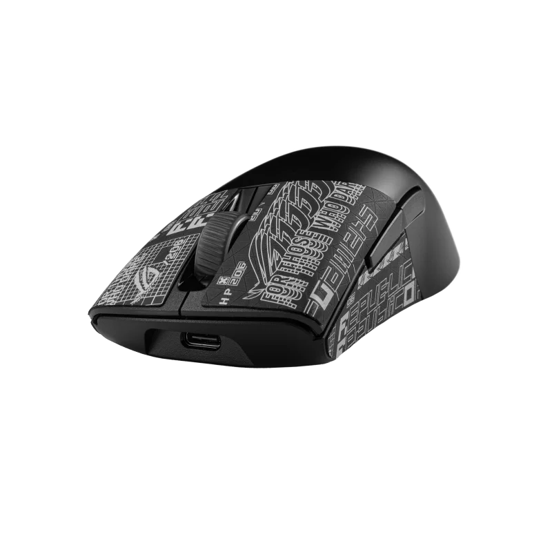 Asus rog keris sem fio aimpoint 36k rgb gaming 36000dpi óptico de pouco peso mouse conectividade tri-modo 5 botões programáveis