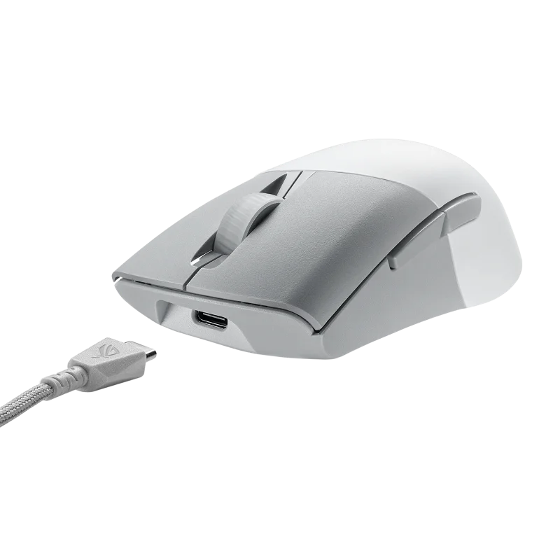 Asus rog keris sem fio aimpoint 36k rgb gaming 36000dpi óptico de pouco peso mouse conectividade tri-modo 5 botões programáveis