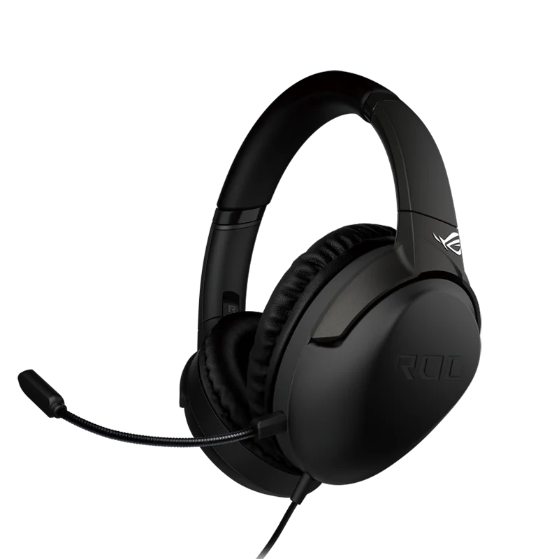 Asus rog strix go core gaming headset 3.5mm jack wired fone de ouvido para pc/ps4/ps5/xbox um/nintendo switch/mac
