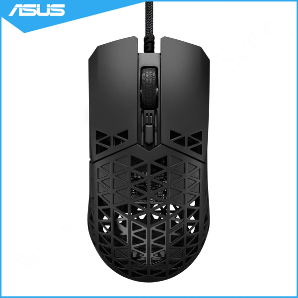 Asus tuf gaming m4 rato de jogos de pouco peso | 16000 dpi, botões programáveis, 47g escudo de ar ultralight, resistência à água ipx6