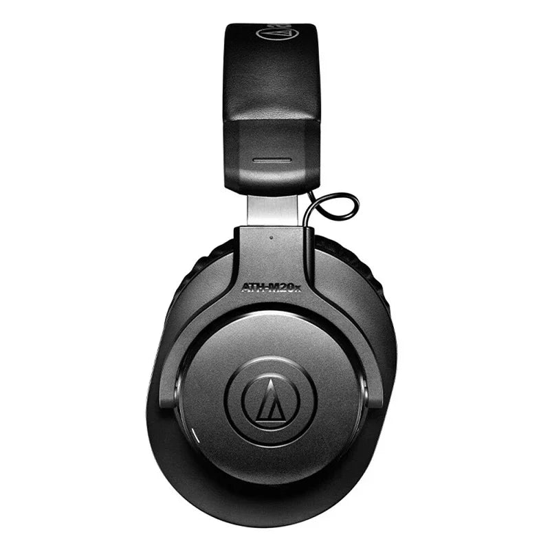 Audio Technica-ATH-M20xBT Wired ou Wireless Professional Monitor Headphones, Bluetooth Dobrável, HiFi Bass, Fones De Música, Original