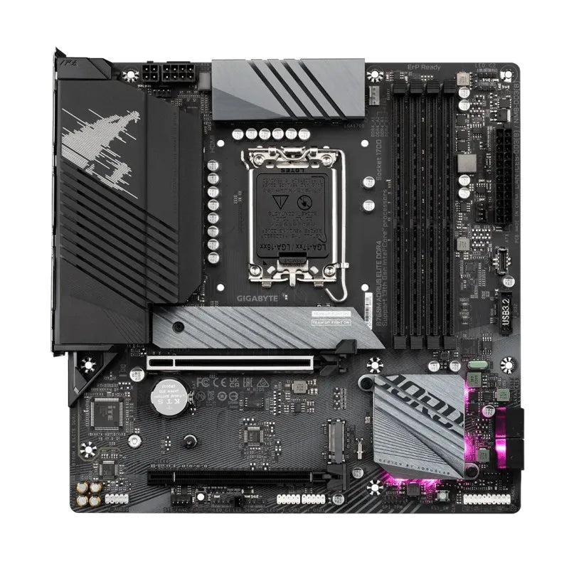 B760 placa-mãe b760m aorus elite ddr4 lga1700 original novo encaixotado pci-e 4.0 placa de jogos 128g para 13th 12th gen processador de núcleo