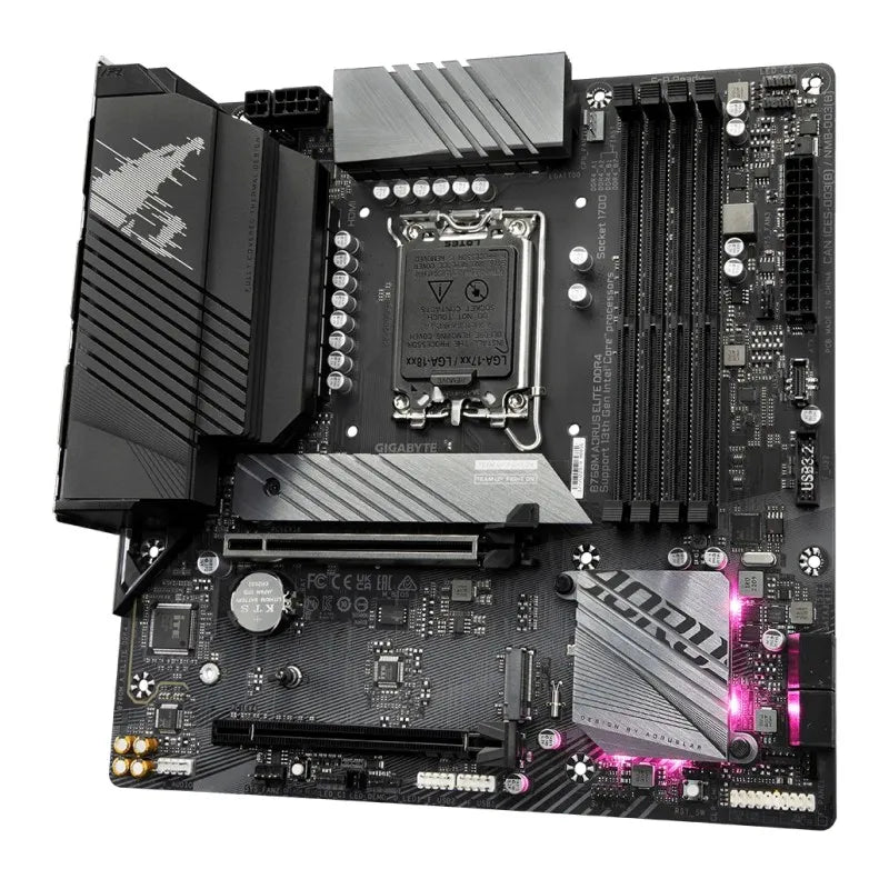 B760 placa-mãe b760m aorus elite ddr4 lga1700 original novo encaixotado pci-e 4.0 placa de jogos 128g para 13th 12th gen processador de núcleo