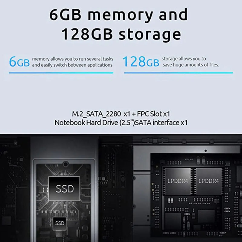 BMAX Mini PC B2S Windows 11 OS 6GB RAM 128GB ROM N4020 Micro Desktop Computador Dual-Band WiFi Mini PC USB 3.0 Bluetooth 4.2