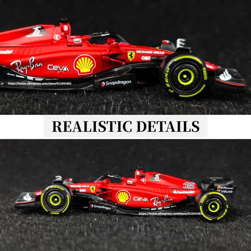 Bburago escala 1:43 f1 2022 modelo de carro ferrari F1-75 leclerc sainz redbull corrida mercedes miniatura crianças presente natal brinquedos para o menino