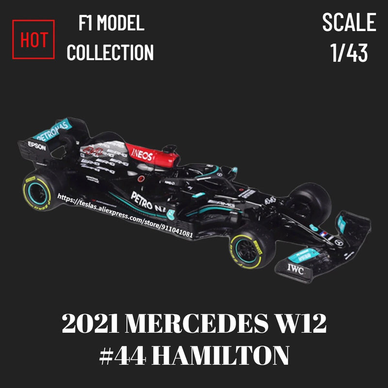Bburago escala 1:43 f1 2022 modelo de carro ferrari F1-75 leclerc sainz redbull corrida mercedes miniatura crianças presente natal brinquedos para o menino