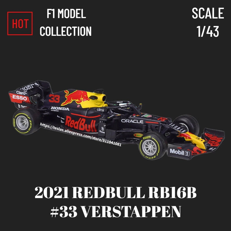 Bburago escala 1:43 f1 2022 modelo de carro ferrari F1-75 leclerc sainz redbull corrida mercedes miniatura crianças presente natal brinquedos para o menino