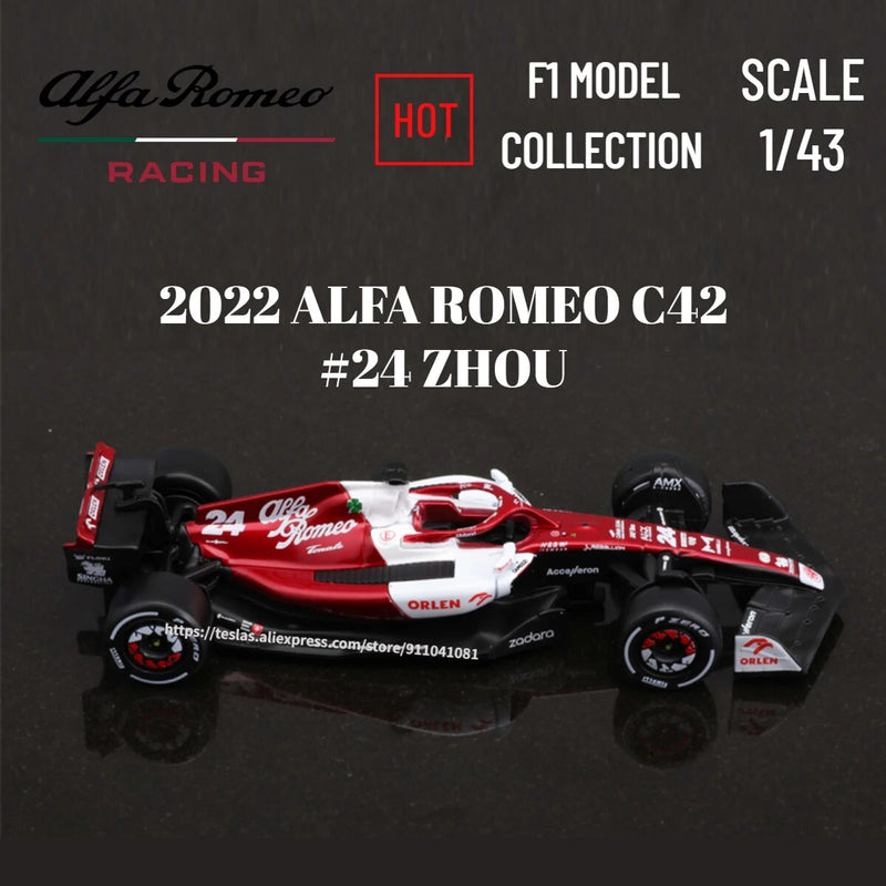 Bburago escala 1:43 f1 2022 modelo de carro ferrari F1-75 leclerc sainz redbull corrida mercedes miniatura crianças presente natal brinquedos para o menino