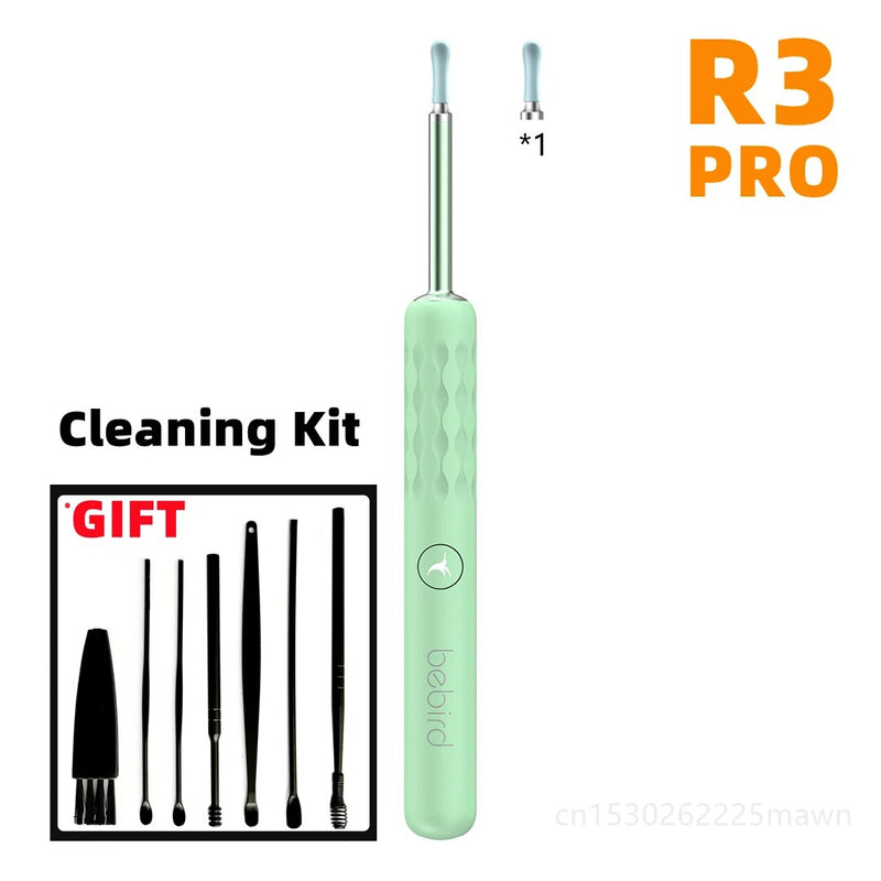 Bebird-R1 R3 X3 Smart Visual Ear Sticks endoscópio, Earpick de alta precisão, Mini câmera, otoscópio, cuidados de saúde, Mijia, 300W