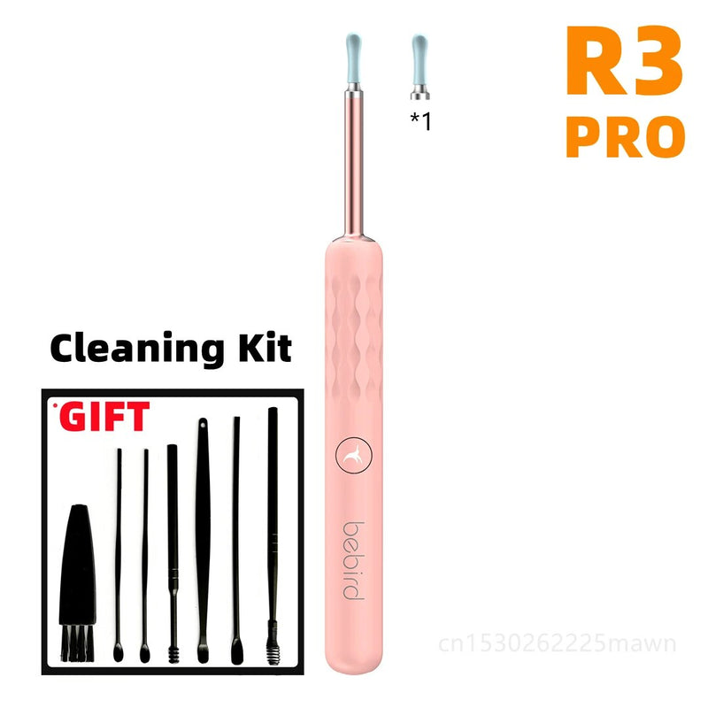 Bebird-R1 R3 X3 Smart Visual Ear Sticks endoscópio, Earpick de alta precisão, Mini câmera, otoscópio, cuidados de saúde, Mijia, 300W