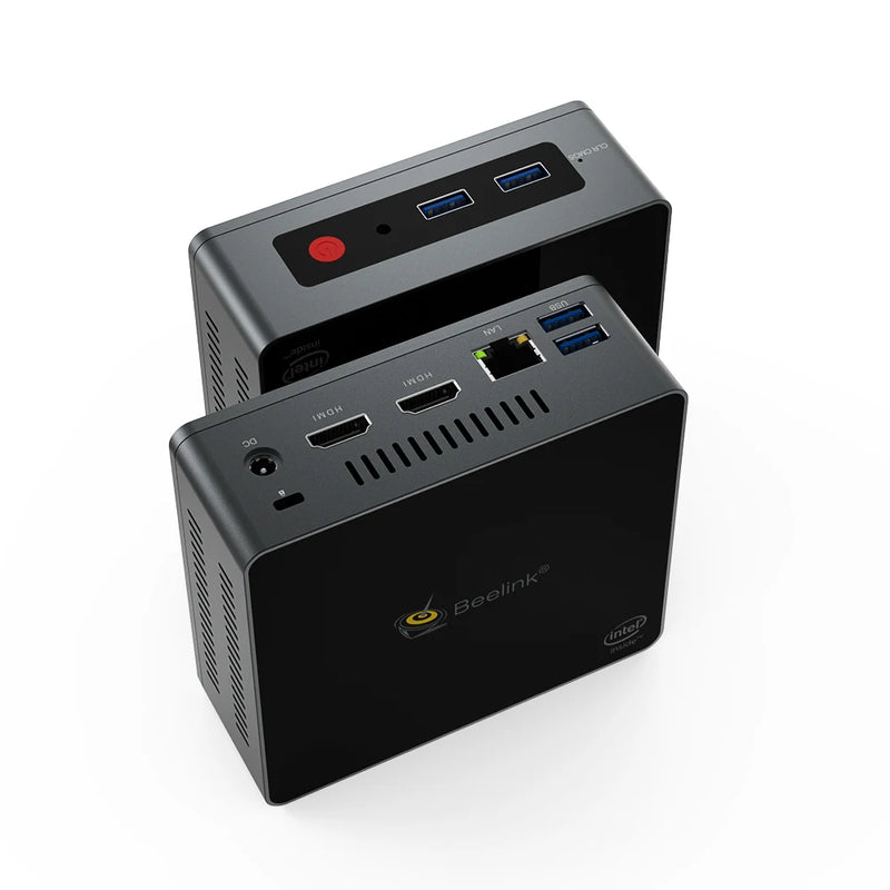 Beelink-GK Mini Windows 10 Pro PC Portátil, Intel Lago Gemini J4125, DDR4, 8GB, 128GB SSD, 5.8G, WiFi, Bluetooth, 4K Computador, PK GK3V