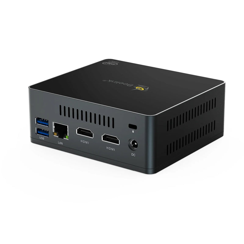Beelink-GK Mini Windows 10 Pro PC Portátil, Intel Lago Gemini J4125, DDR4, 8GB, 128GB SSD, 5.8G, WiFi, Bluetooth, 4K Computador, PK GK3V