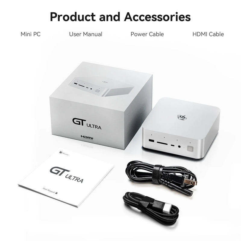 Beelink-GTi12 Ultra Mini Computador, Laptop Office, Cooling Gamer, Intel I9, 12900H AI, 32GB DDR5, 1TB SSD, WiFi 6, BT5.2, MSC2.0