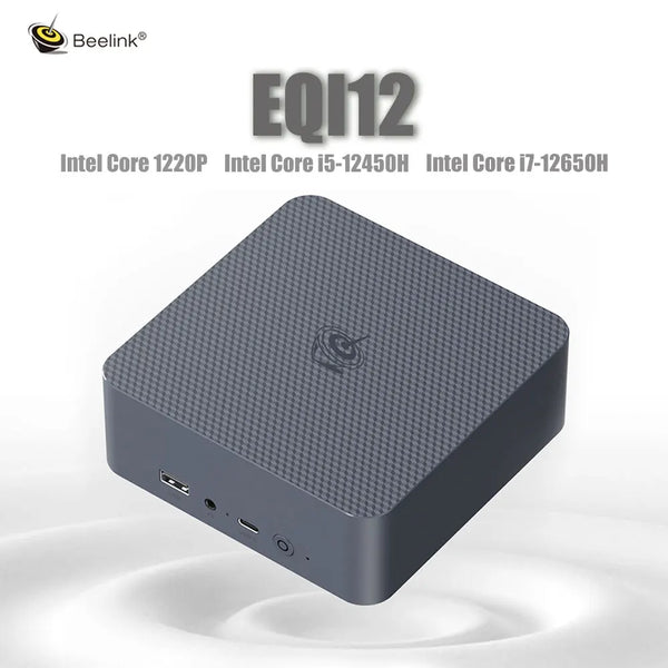 Beelink-Office Mini PC, EQI12, Intel Core 1220P, i5-12450H, i7-12650H, RAM 24GB, DDR5, 500GB, 1TB, SSD, WiFi 6, BT5.2, Laptop, composto Gamer 6