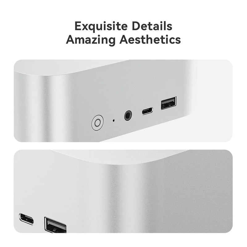 Beelink-Poderoso Mini Computador de Jogos, SER8 AI PC, AMD Ryzen 7, 8845HS, 32G, DDR5, 1T, SSD NVME, Suporta WiFi 6, 2.5Gbps LAN