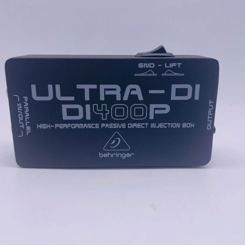 Behringer Direct Injection Box, Multi-Purpose Profissional, Ultra-DI DI400P, para aplicações em Palco e Estúdio